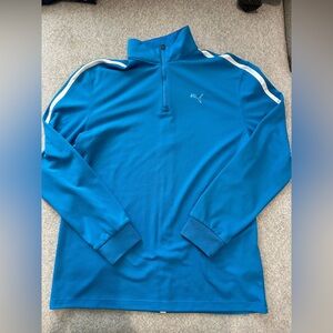 Boys puma pullover size xl blue and white color long sleeve sweatshirt